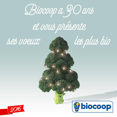Biocoop vous présente ses meilleurs voeux pour 2016 ! Biocoop vous présente ses meilleurs voeux pour 2016 !